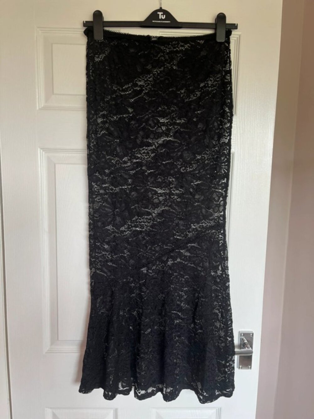 Lace maxi skirt